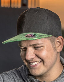 Bronx Flat Glitter Peak Snapback Cap