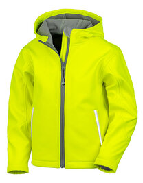 Junior TX Performance Hooded Soft Shell Jacket (Hover)