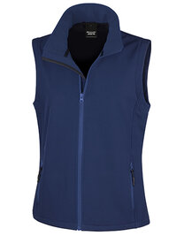 Women´s Printable Softshell Bodywarmer with Recycled Fleece Inner (Hover)