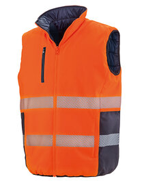 Reversible Soft Padded Safety Gilet (Hover)