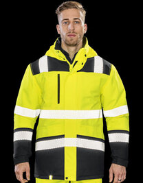 Printable Waterproof Softshell Safety Coat