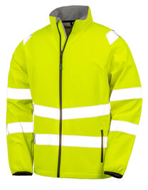 Recycled Printable Safety Softshell Jacket (Hover)