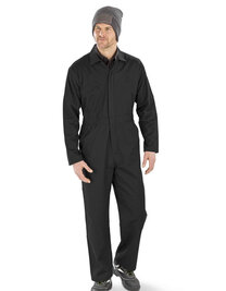 Recycled Action Overall With Zip Front