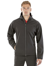 Men´s Recycled 3-Layer Printable Hooded Softshell Jacket