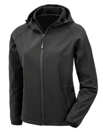 Women´s Recycled 3-Layer Printable Hooded Softshell Jacket (Hover)