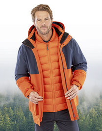 Recycled 3-In-1 Padded Ripstop Jacket
