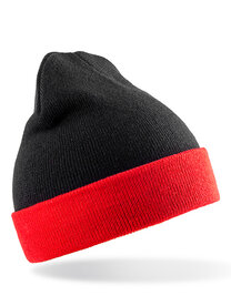 Recycled Black Compass Beanie (Hover)