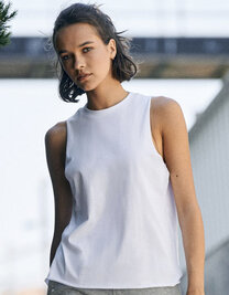 Women´s High Neck Slash Armhole Vest