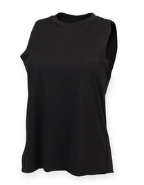 Women´s High Neck Slash Armhole Vest (Hover)