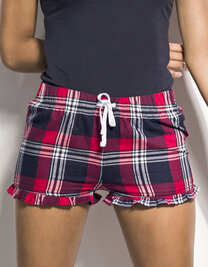 Women´s Tartan Frill Lounge Shorts