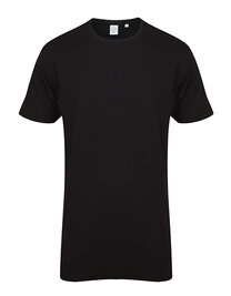 Men´s Longline T-Shirt With Dipped Hem (Hover)