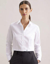 Women´s Blouse Slim Fit Fine Twill Longsleeve
