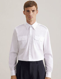 Men´s Pilot Shirt Regular Longsleeve