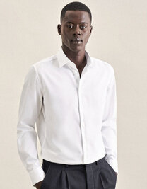 Men´s Shirt Shaped Fit Fine Twill Longsleeve