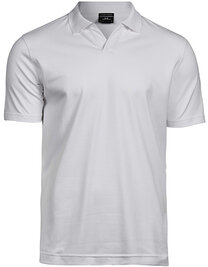 Luxury Stretch V-Neck Polo (Hover)