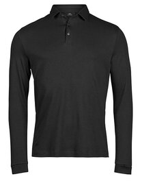Pima Cotton Long Sleeve Polo (Hover)