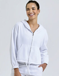 Women´s Recycled Drawstring Full-Zip Hoodie