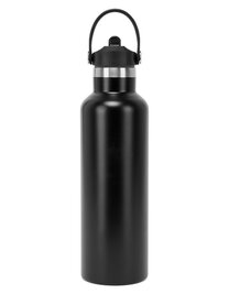 TriDri® Vacuum Sports Water Bottle With Flip Up Straw (Hover)