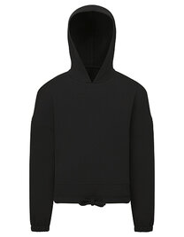 Kids Recycled Cropped Oversize Hoodie (Hover)