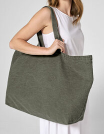 Garment Dyed Oversized Tote Bag