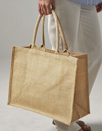 Shimmer Jute Shopper