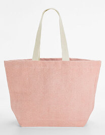 Soft Washed Jute Beach Bag (Hover)