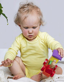 Organic Baby Bodysuit Long Sleeve Bailey 02