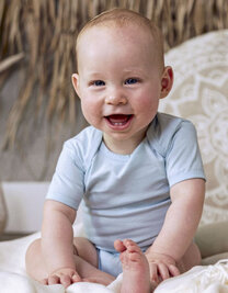 Organic Baby Bodysuit Short Sleeve Rebel 01