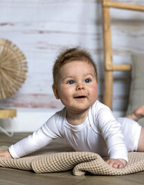 Long Sleeve Baby Bodysuit Polyester