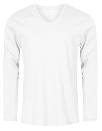 Men´s V-Neck T-Shirt Long Sleeve (Hover)