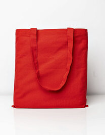 Cotton Bag Colored Long Handles