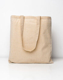 Cotton Bag Natural Long Handles