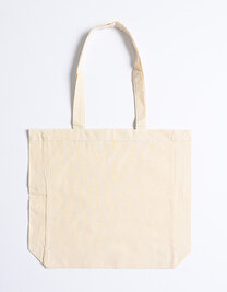 Cotton Bag Side Fold Long Handles (Hover)