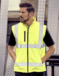 Hi-Vis Softshell Gilet