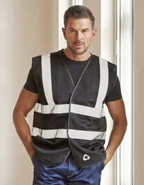Hi-Vis Top Cool Recycled Open Mesh Waistcoat