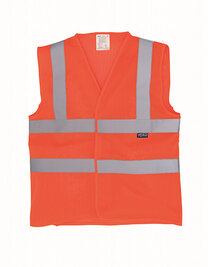 Hi-Vis Top Cool Recycled Open Mesh Waistcoat (Hover)