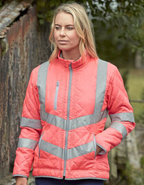 Hi-Vis Kensington Jacket With Fleece Lining