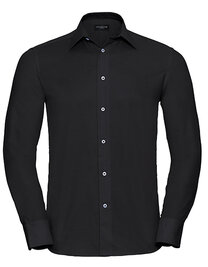 Men's Long Sleeve Tailored Oxford Shirt (Hover)