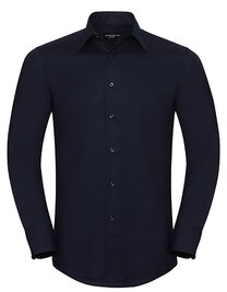 Men's Long Sleeve Tailored Oxford Shirt (Hover)
