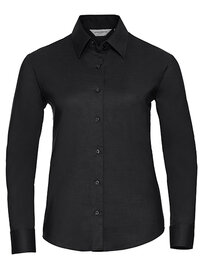 Ladies' Long Sleeve Tailored Oxford Shirt (Hover)