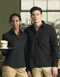 Men's Long Sleeve Classic Polycotton Poplin Shirt