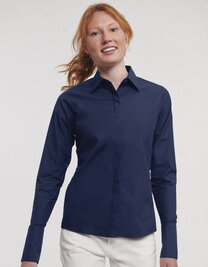 Ladies' Long Sleeve Fitted Ultimate Stretch Shirt