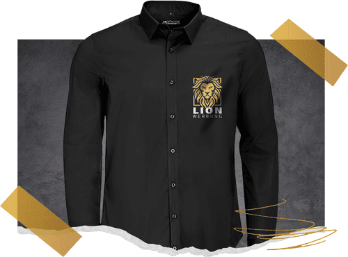 Bedruckte Hemden von Lion Werbe GmbH aus Prutting – individuell gestaltet für Unternehmen und Teams.