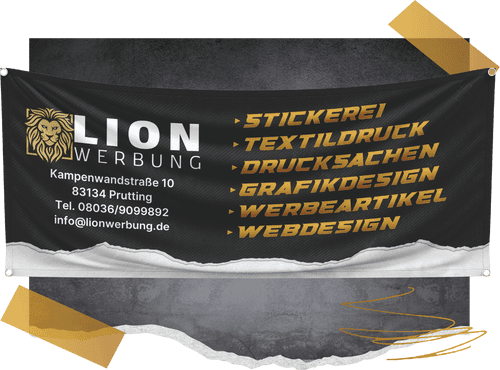 Banner Design vom Profi | Lion Werbe GmbH