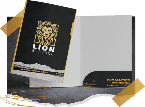 Präsentationsmappen individuell drucken | Lion Werbe GmbH