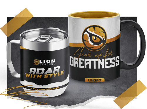 Tassen & Kaffeebecher mit Logo | Lion Werbe GmbH